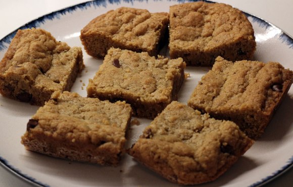 Blondies, from Trader Joe's Blondie Bar Baking Mix