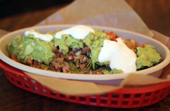 A carnitas bowl from Dos Toros