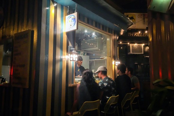 Sushi on Jones, from Great Jones Street