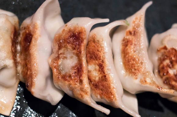 Sizzling Gyoza from Ganso Ramen