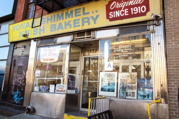 Yohan Schimmel Knish Bakery's storefront