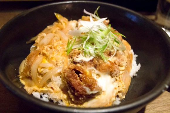 Pork katsu over rice from TsuruTonTan