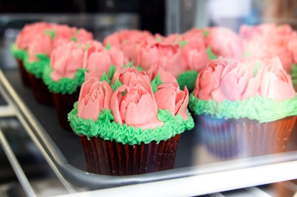 A tray of cupcakes from Baked Cravings